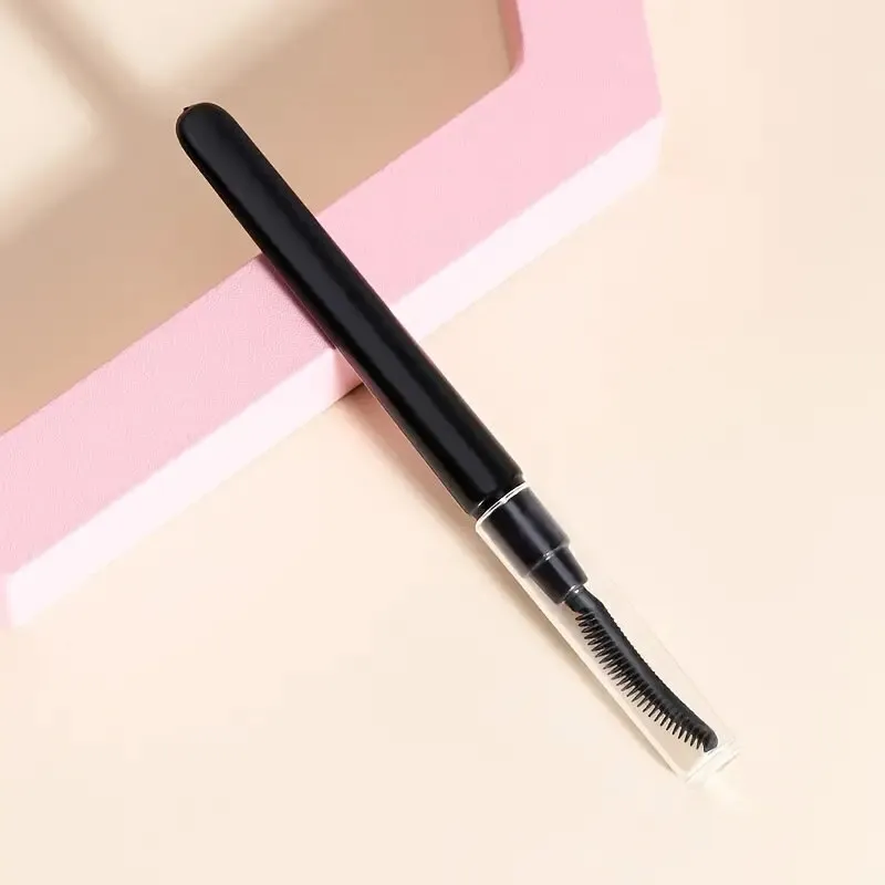 1 Pc Eyelash Comb Applicator With Dust Cover Mascara Brush Easy To Use Portable Makeup Tool