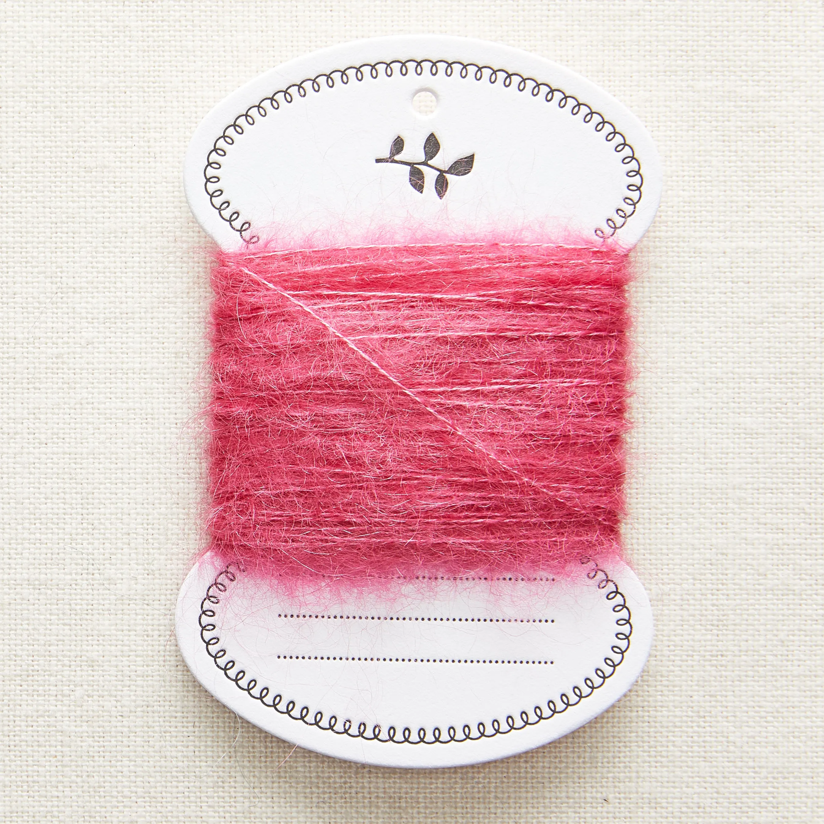 Alexandra's Airplane Scarf: Color-Tipped Version Using Isager Silk Mohair