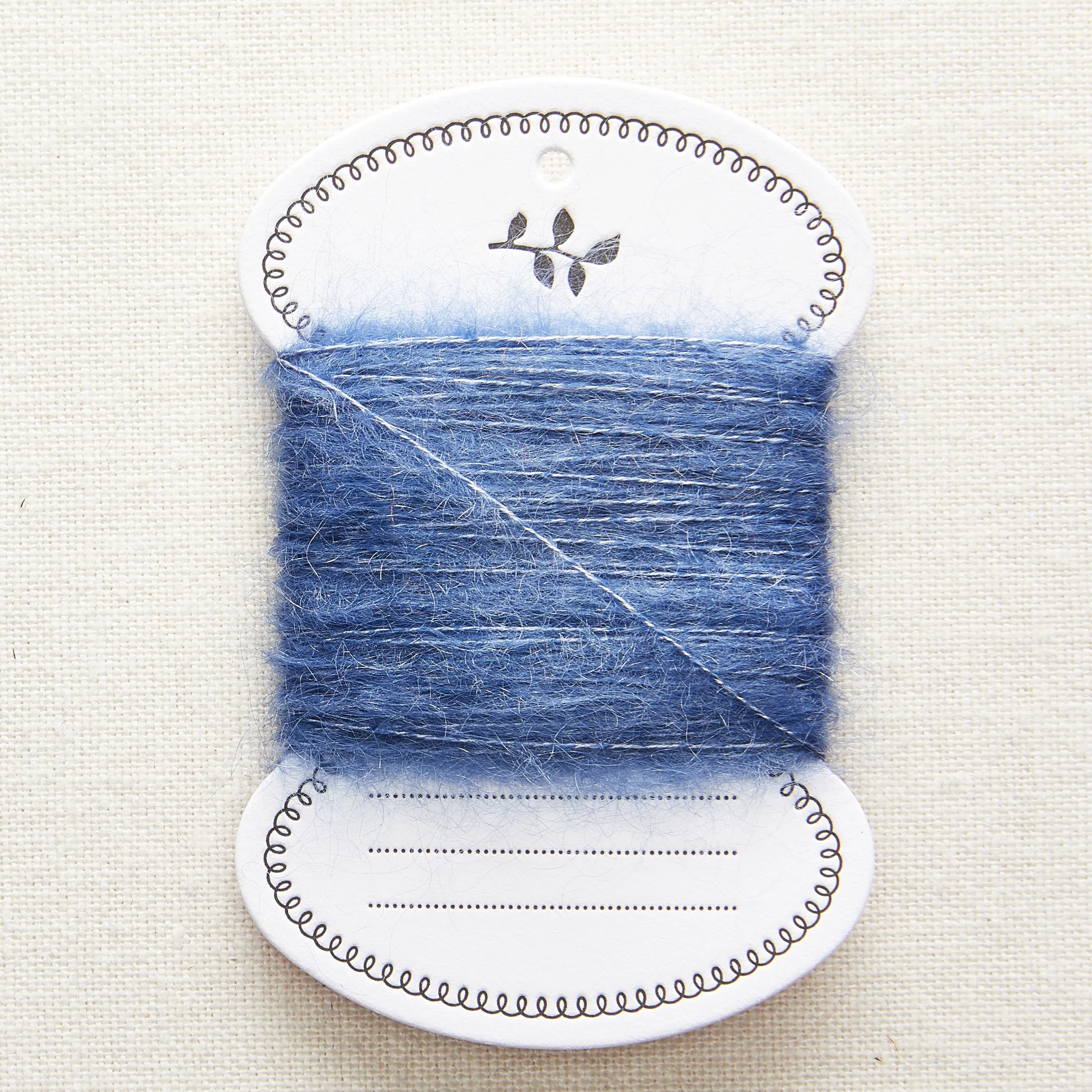 Alexandra's Airplane Scarf: Color-Tipped Version Using Isager Silk Mohair
