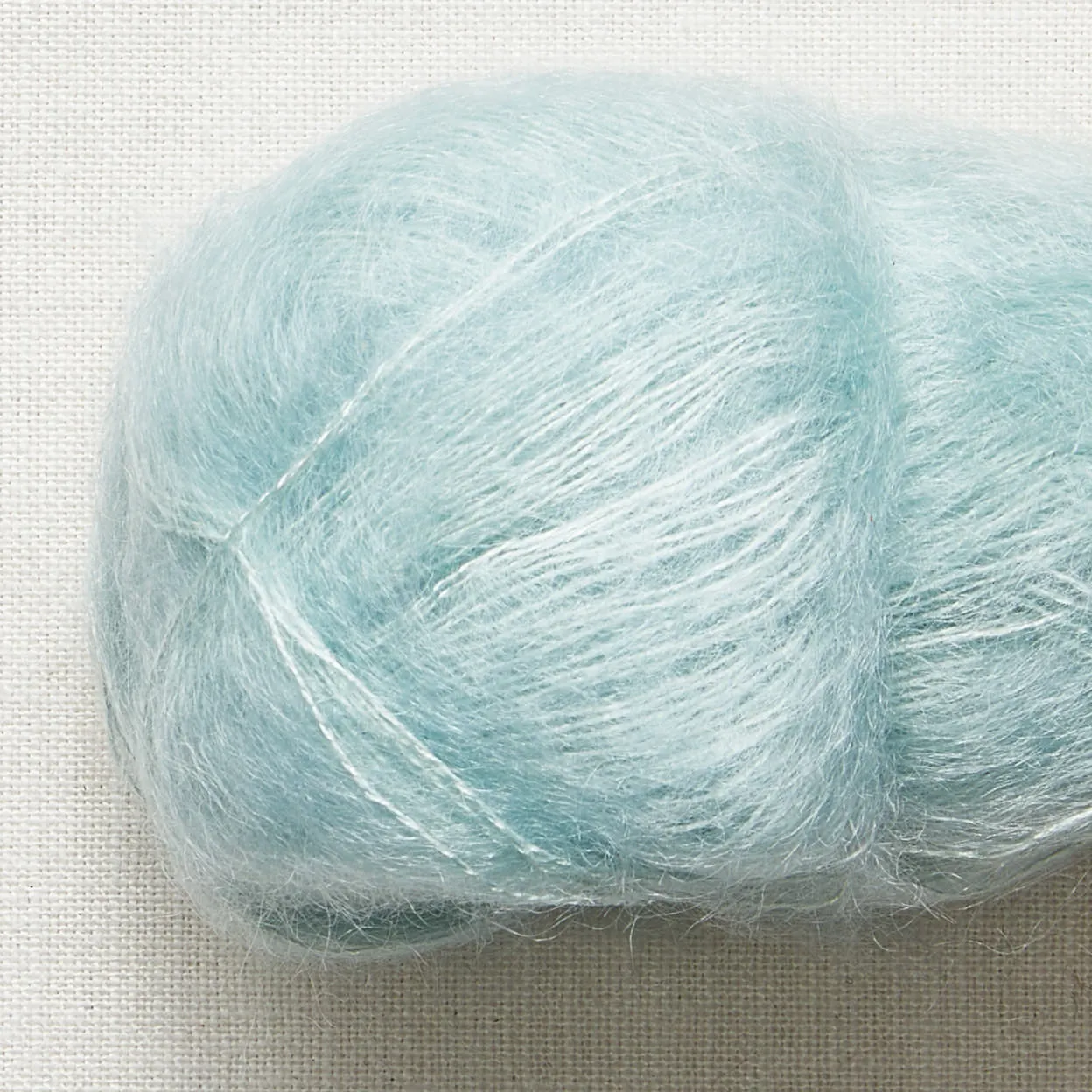 Alexandra's Airplane Scarf: Color-Tipped Version Using Isager Silk Mohair