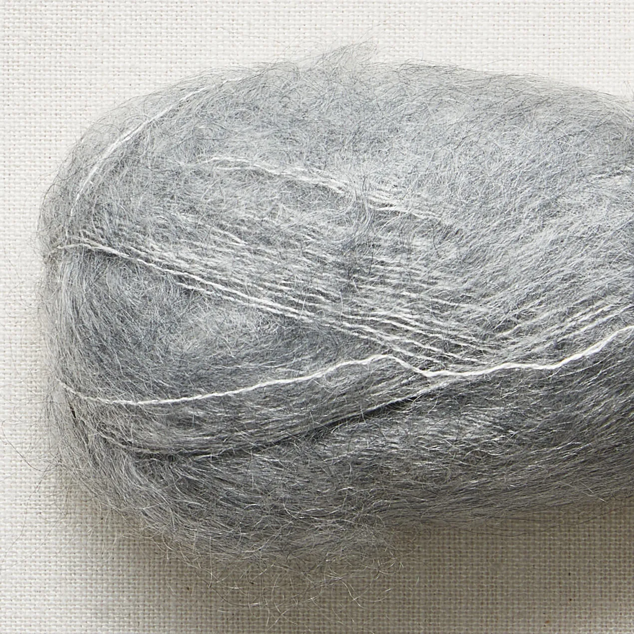 Alexandra's Airplane Scarf: Color-Tipped Version Using Isager Silk Mohair