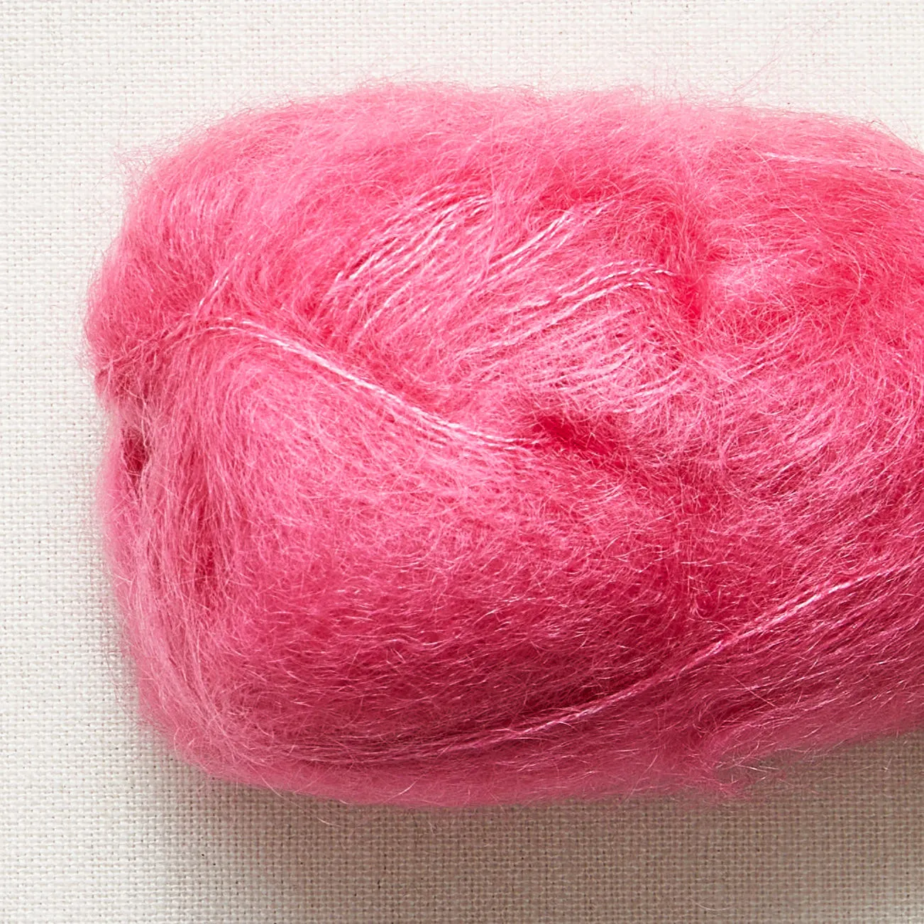 Alexandra's Airplane Scarf: Color-Tipped Version Using Isager Silk Mohair