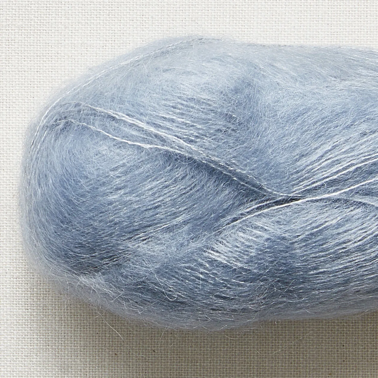 Alexandra's Airplane Scarf: Color-Tipped Version Using Isager Silk Mohair