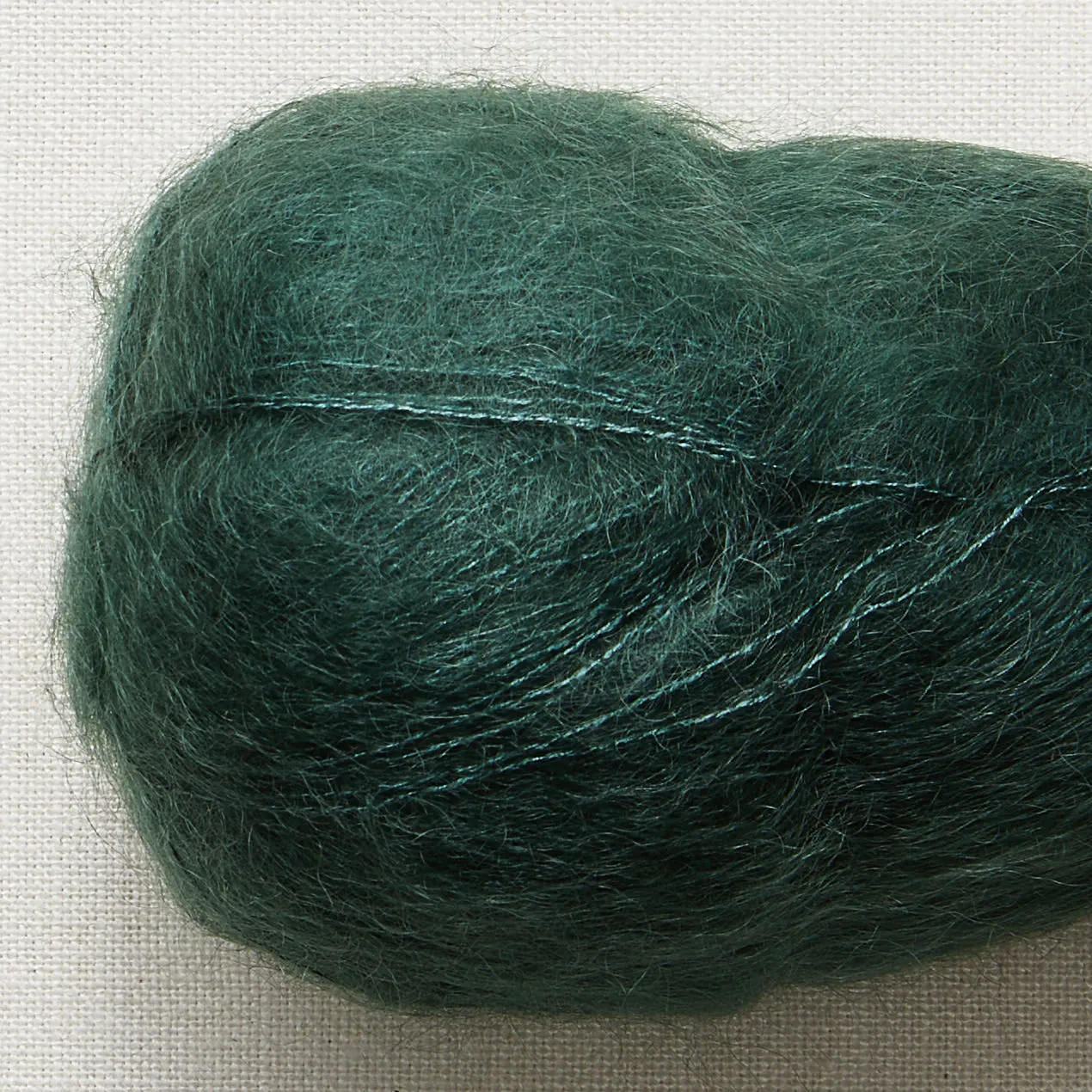Alexandra's Airplane Scarf: Color-Tipped Version Using Isager Silk Mohair