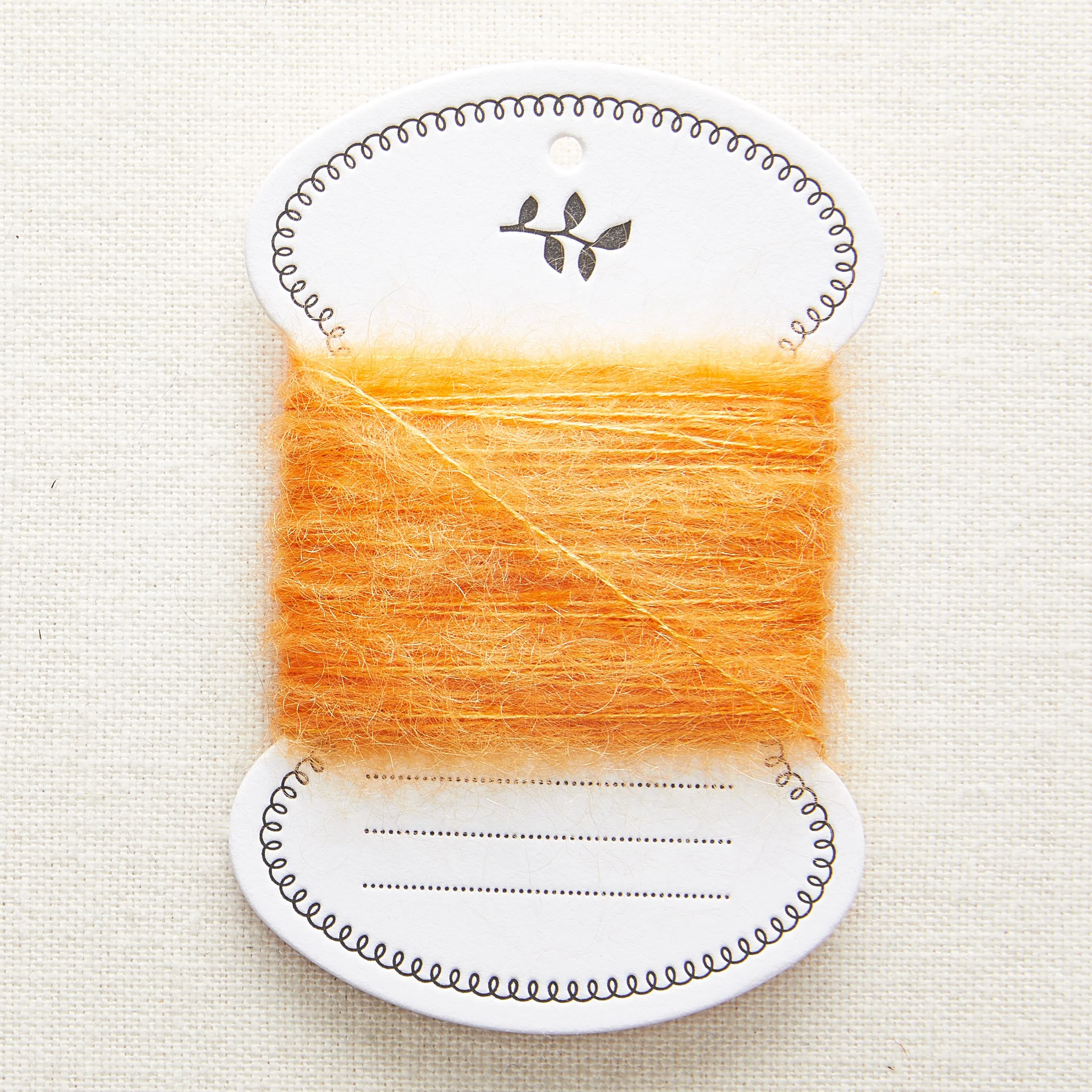 Alexandra's Airplane Scarf: Color-Tipped Version Using Isager Silk Mohair