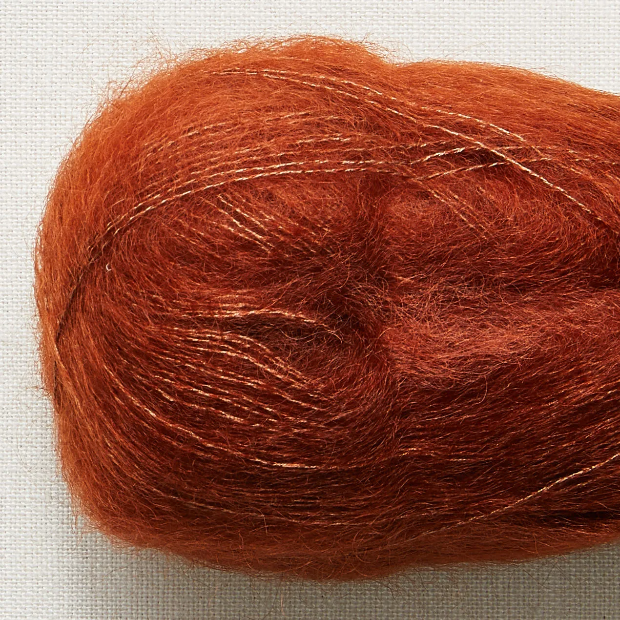 Alexandra's Airplane Scarf: Color-Tipped Version Using Isager Silk Mohair