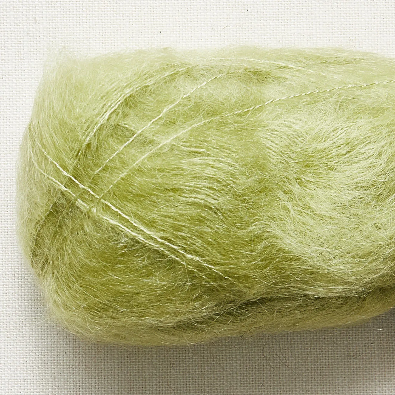 Alexandra's Airplane Scarf: Color-Tipped Version Using Isager Silk Mohair