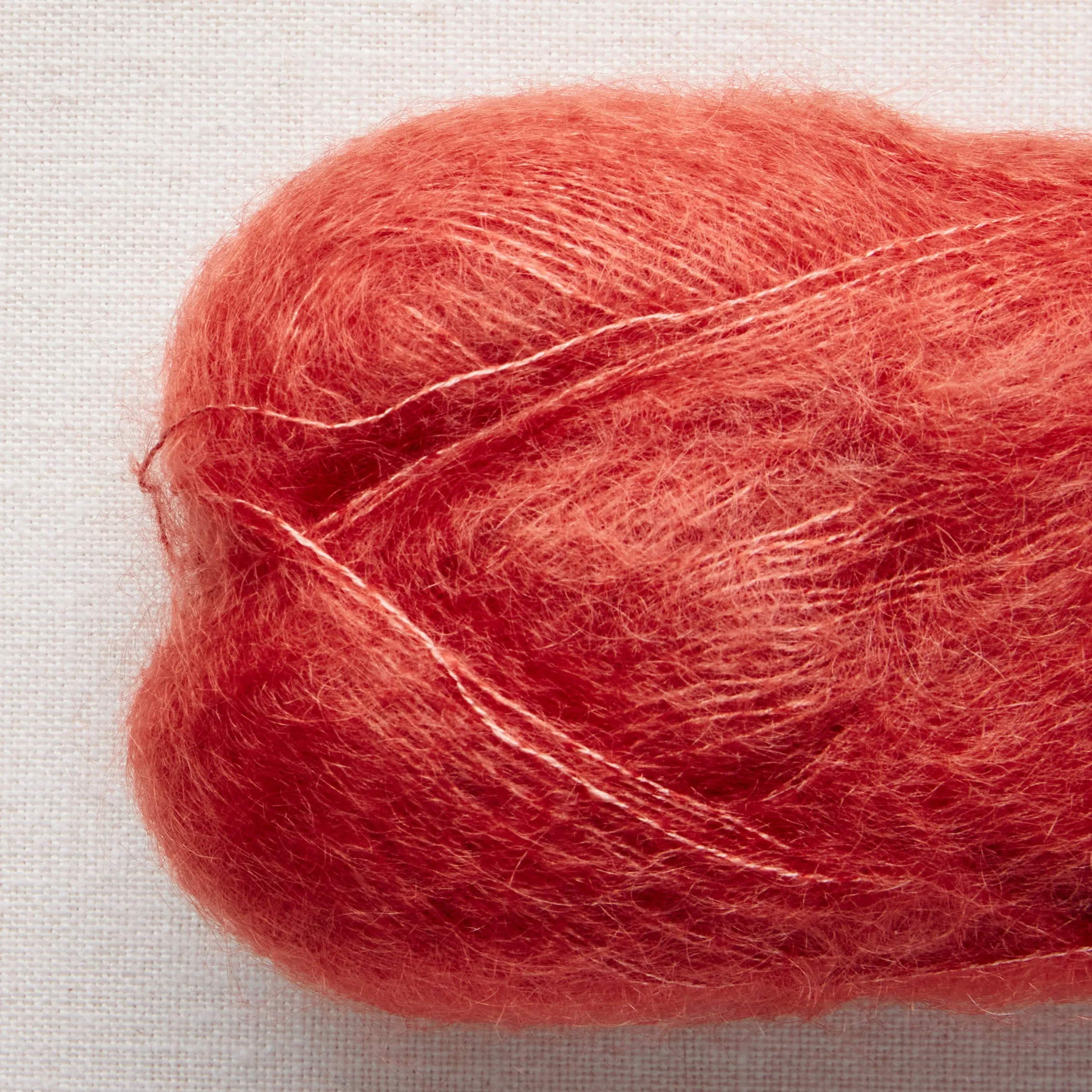 Alexandra's Airplane Scarf: Color-Tipped Version Using Isager Silk Mohair