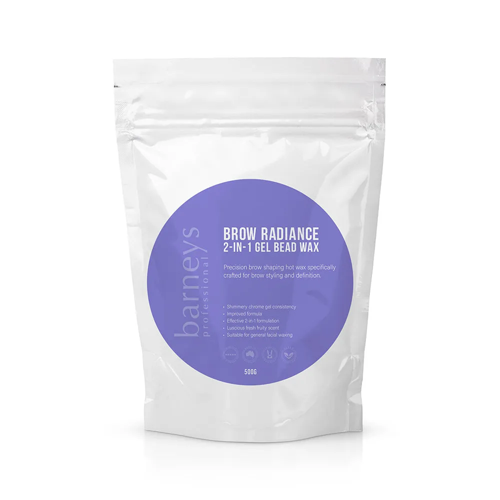Barneys Brow Radiance New Gel Wax Bead - 500G