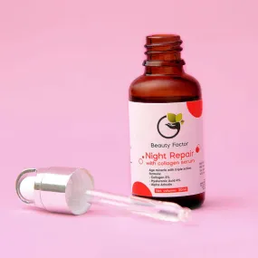 Beauty Factor Night Repair Collagen Serum (30ml)