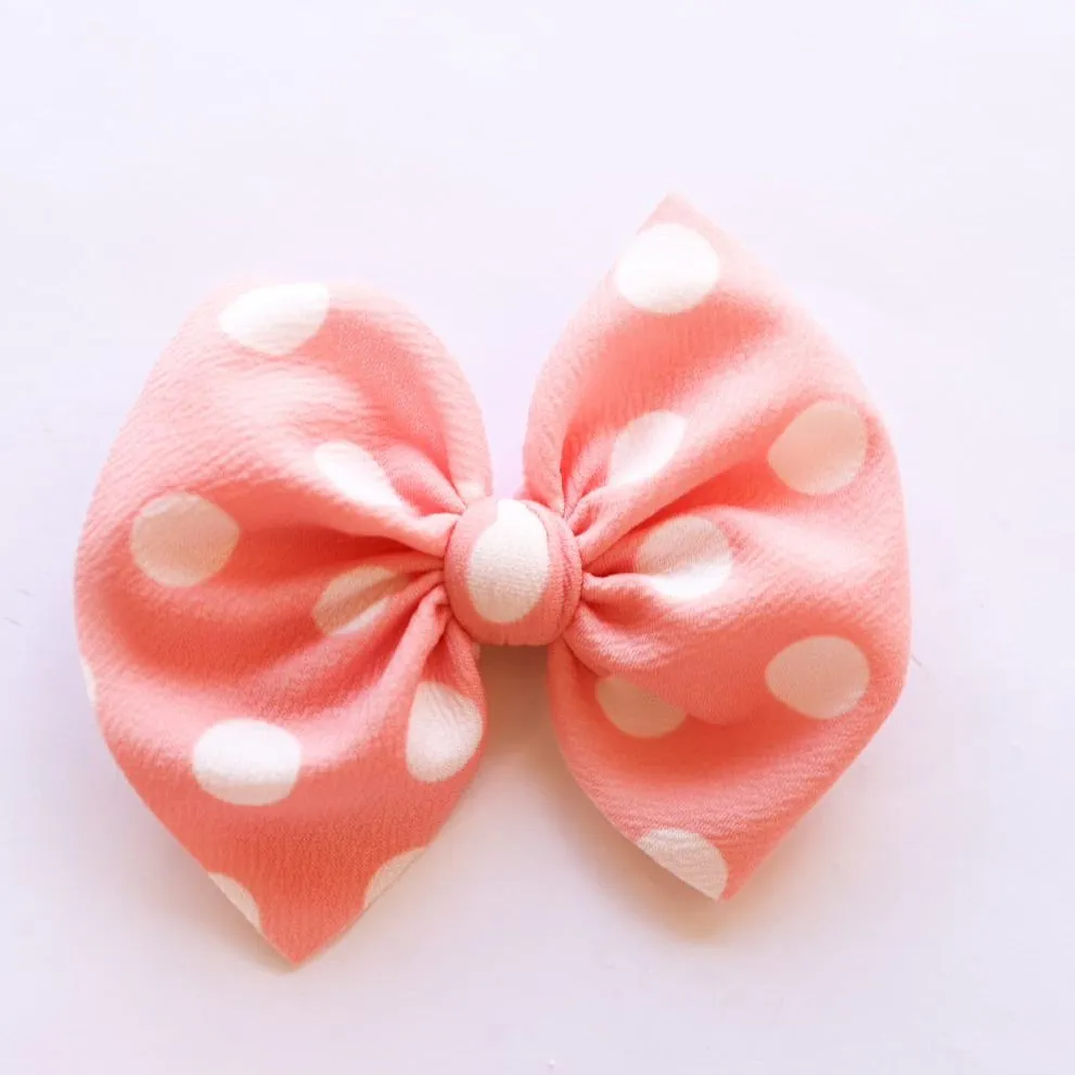Blush Dots Bow