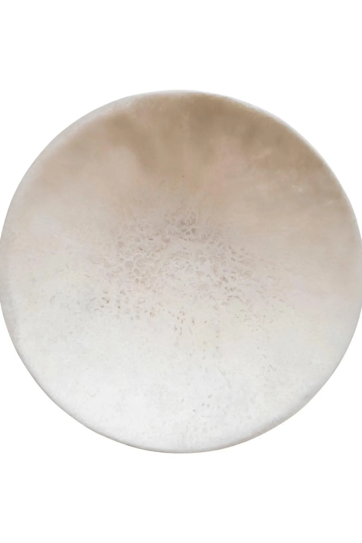 Blush Pink Resin Serving Bowl