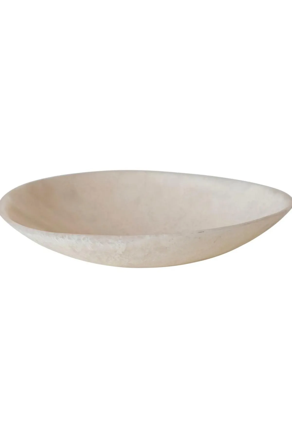 Blush Pink Resin Serving Bowl