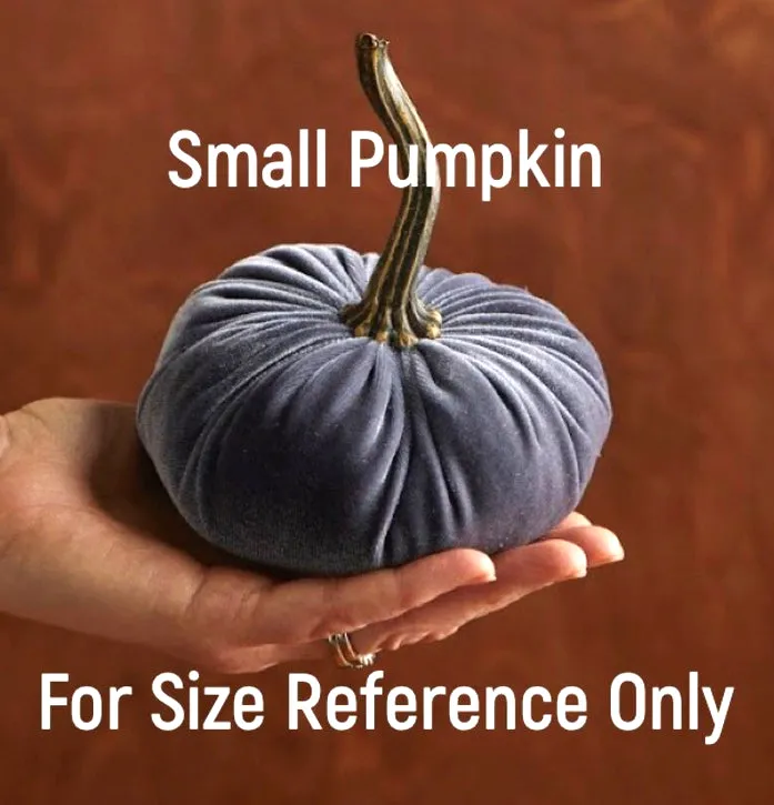 Blush Pink Velvet Pumpkin