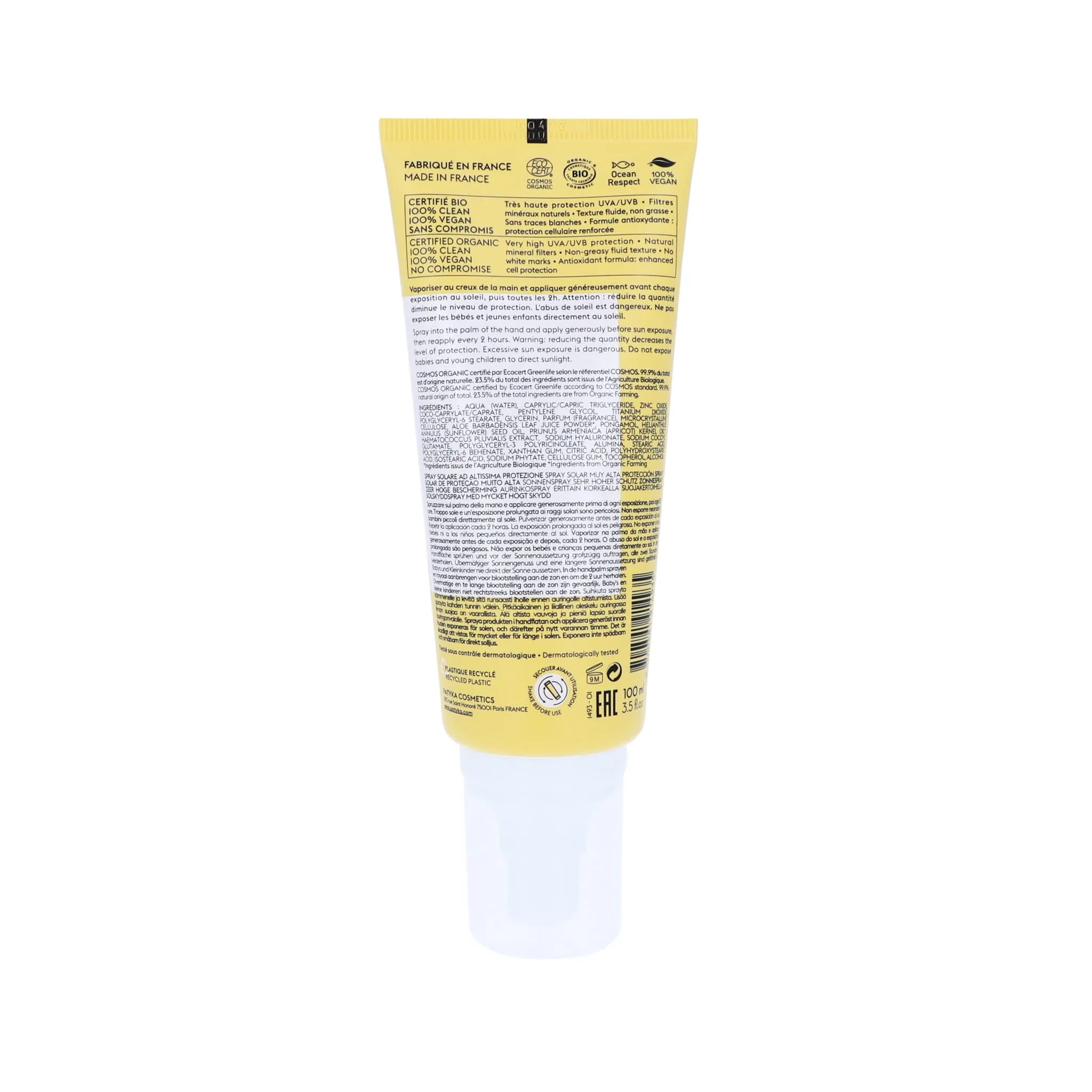 Body Sun Milk SPF50, 100 ml