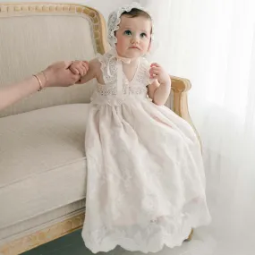 Charlotte Christening Gown & Bonnet