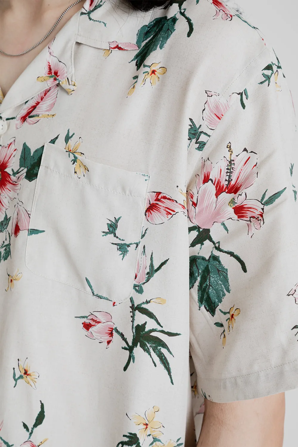 Crammond Shirt - Ecru Floral