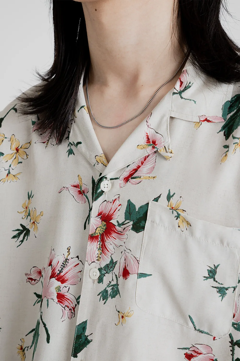 Crammond Shirt - Ecru Floral