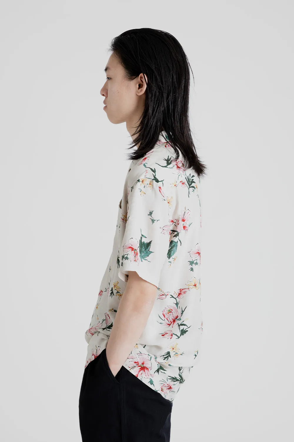 Crammond Shirt - Ecru Floral