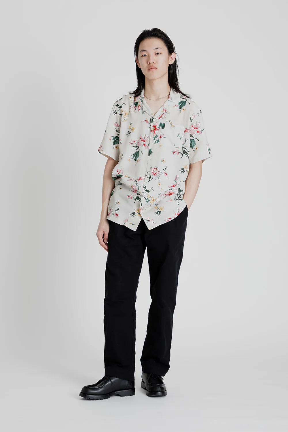 Crammond Shirt - Ecru Floral