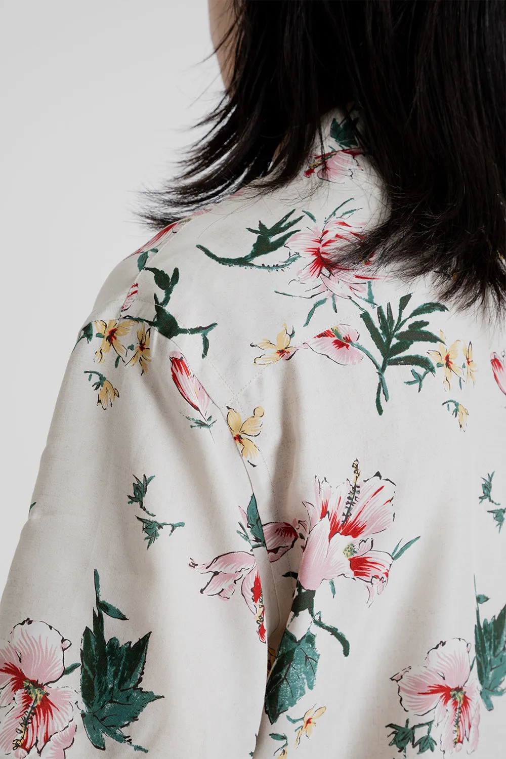 Crammond Shirt - Ecru Floral