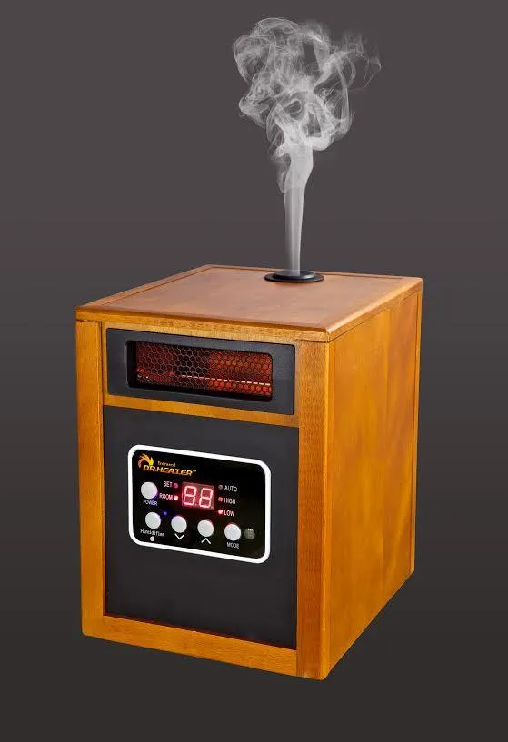 Dr. Infrared Heater DR-968H Portable Space Heater with Humidifier, 1500W