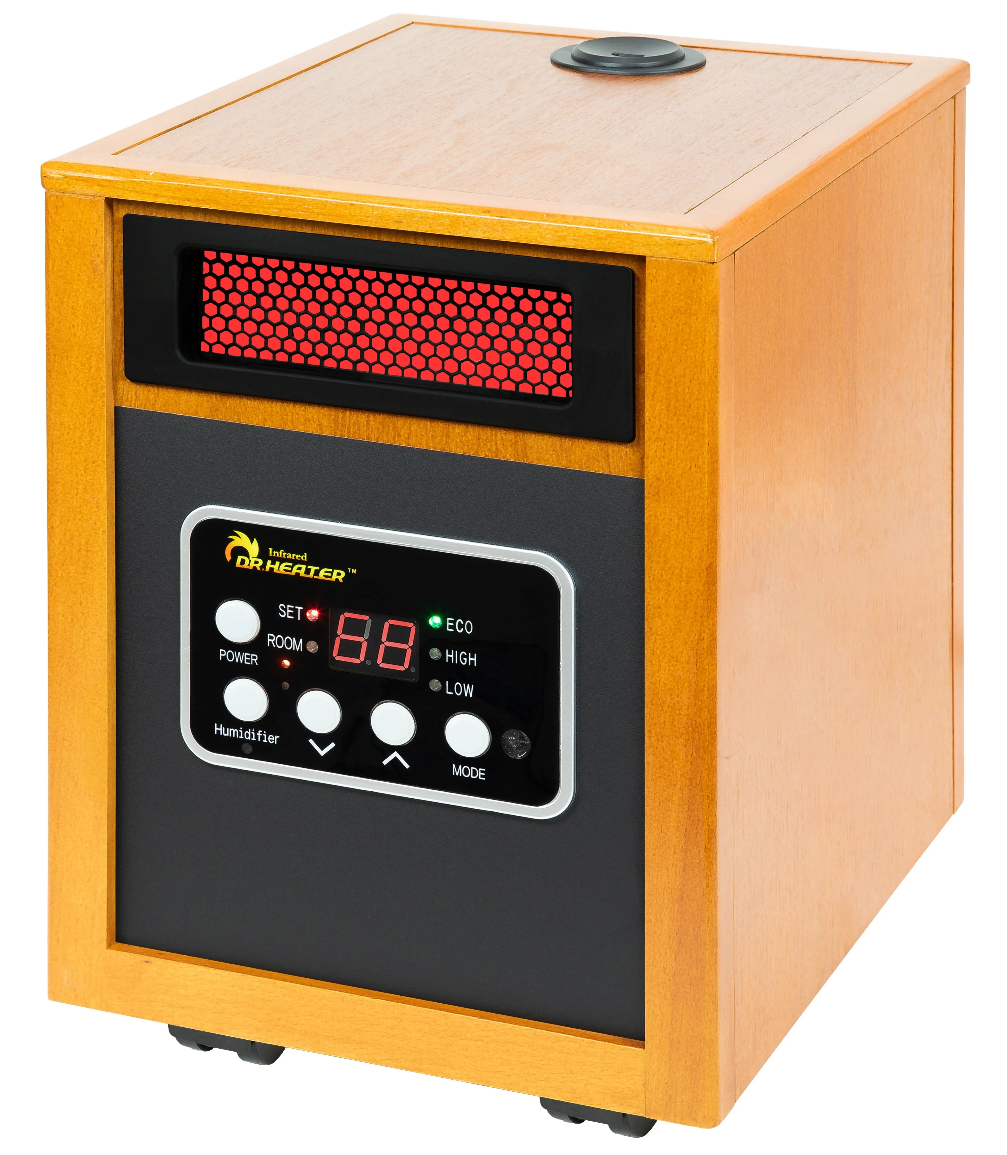 Dr. Infrared Heater DR-968H Portable Space Heater with Humidifier, 1500W