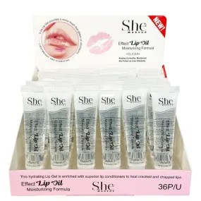 Effect Lip Oil Moisturizing - Clear (36 units)