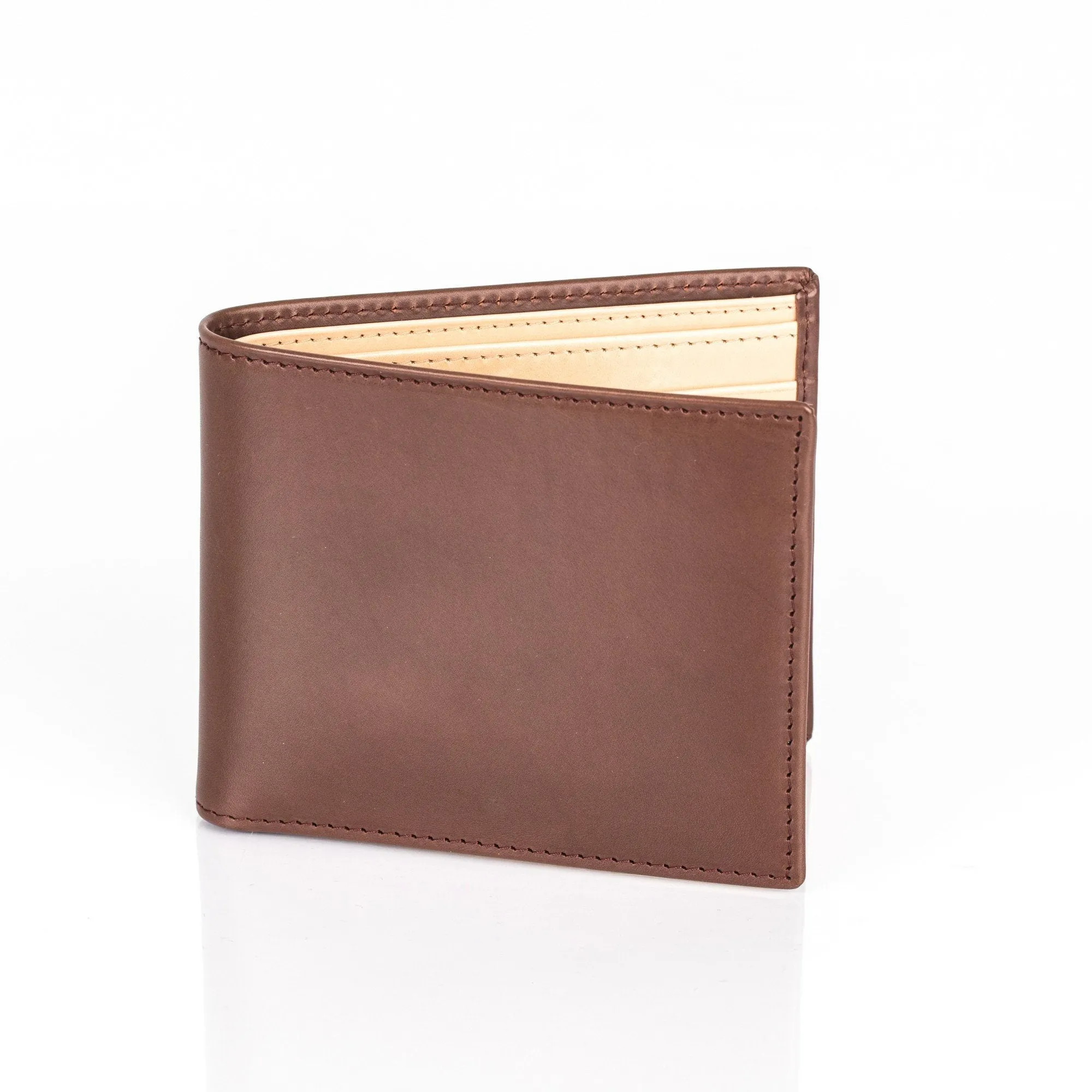 Ettinger Saint Crispin Billfold Leather Wallet with 6 CC Slots