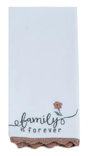 Family Is Forever Embroidered Napkin