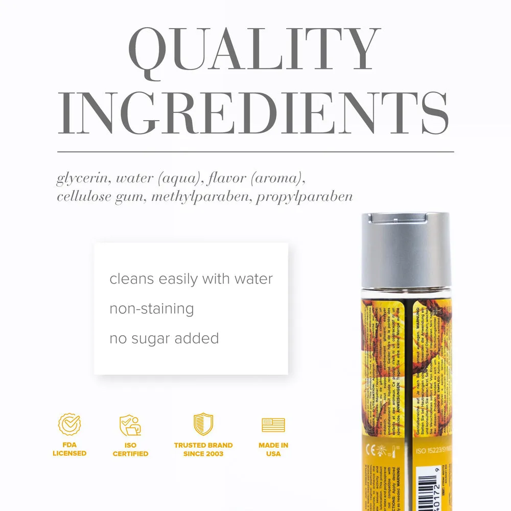 JO H2O Juicy Pineapple Flavored Water-Based Lubricant 4 oz.