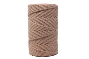 JUMBO SOFT COTTON CORD ZERO WASTE 8 MM - 1 SINGLE STRAND - DUSTY ROSE COLOR
