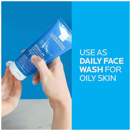 La Roche Posay Effaclar Purifying Foaming Gel - 200ml | لاروش بوزيه غسول للبشرة - 200 مل
