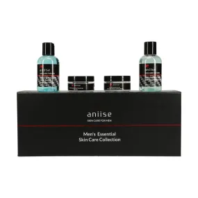 Men's Essential Skin Care Set - Purifying Face Wash, Daily Moisturizer, Balancing Toner, Exfoliating Face Scrub
