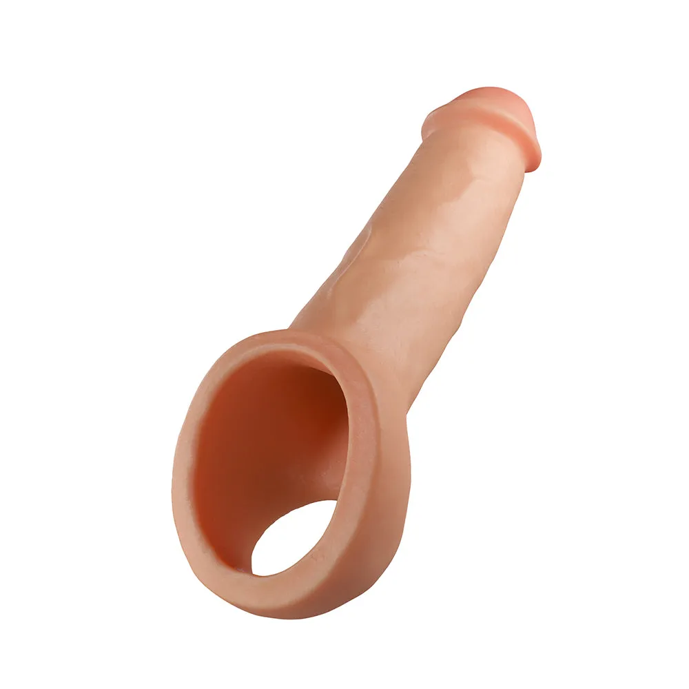 Performance Plus Thrive 2.5 in. Silicone Penis Xtender Beige