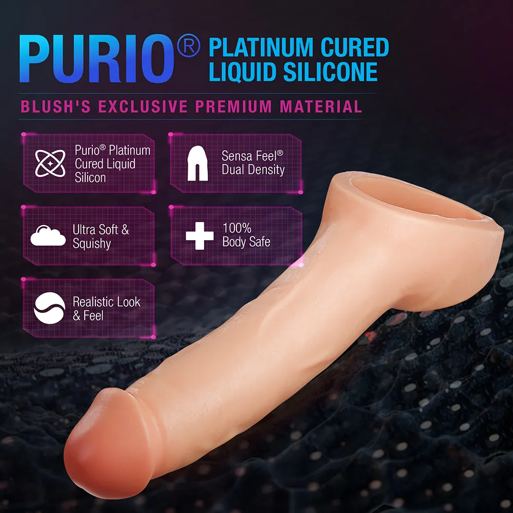 Performance Plus Thrive 2.5 in. Silicone Penis Xtender Beige