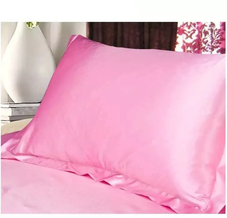 Simulation silk ice silk satin single pillowcase