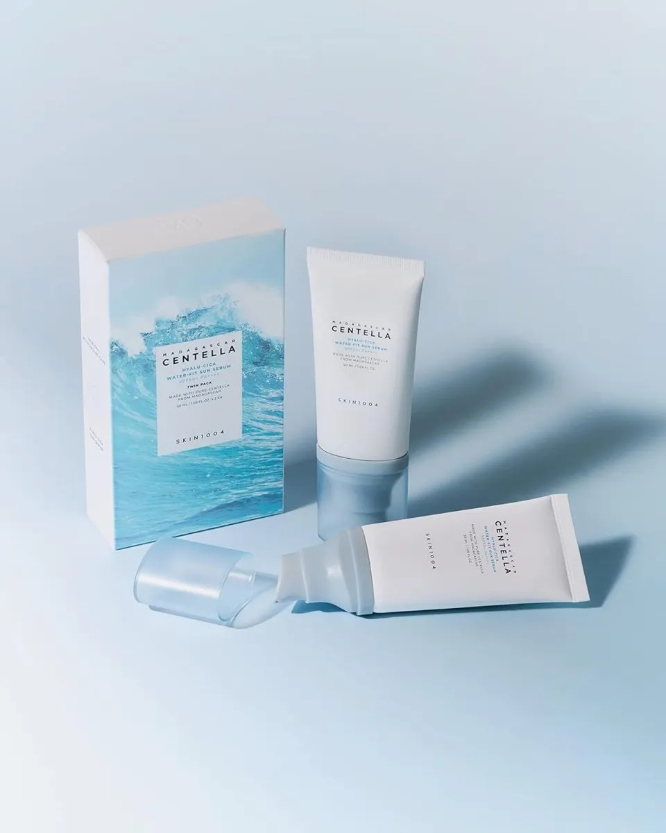 SKIN1004 Madagascar Centella Hyalu-Cica Water-Fit Sun Serum TWIN
