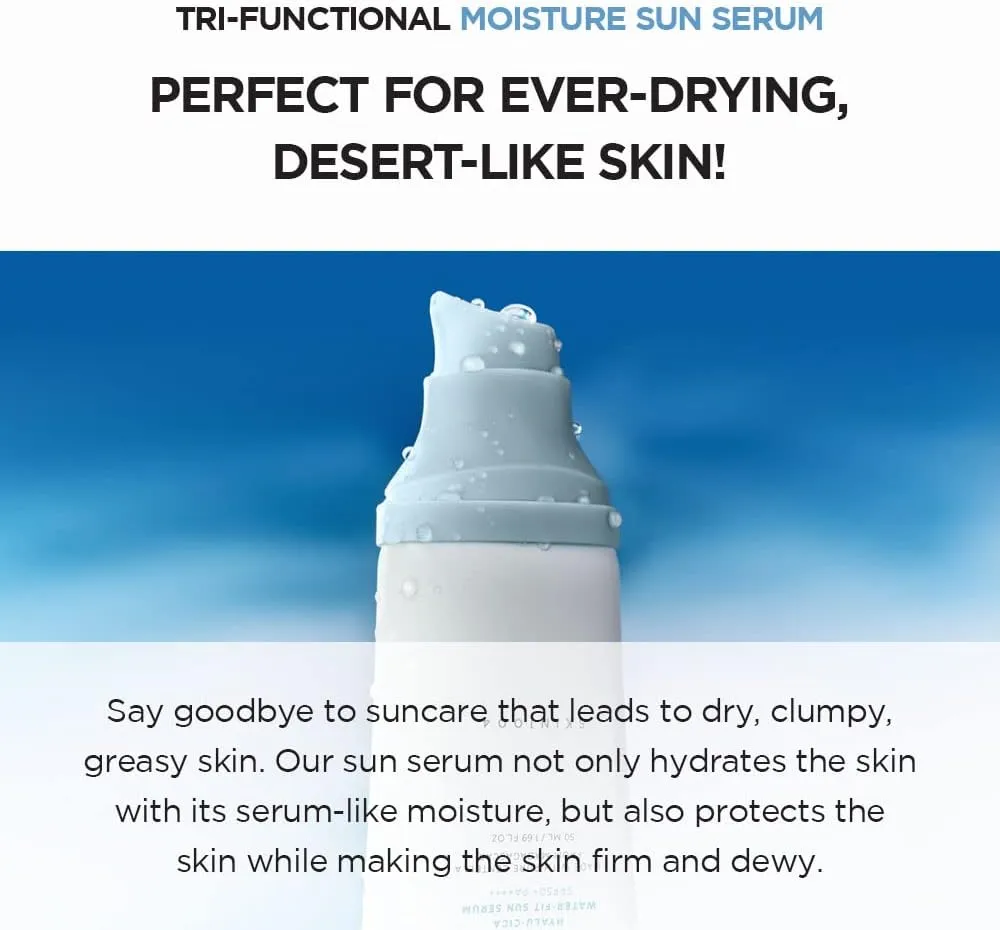 SKIN1004 Madagascar Centella Hyalu-Cica Water-Fit Sun Serum TWIN