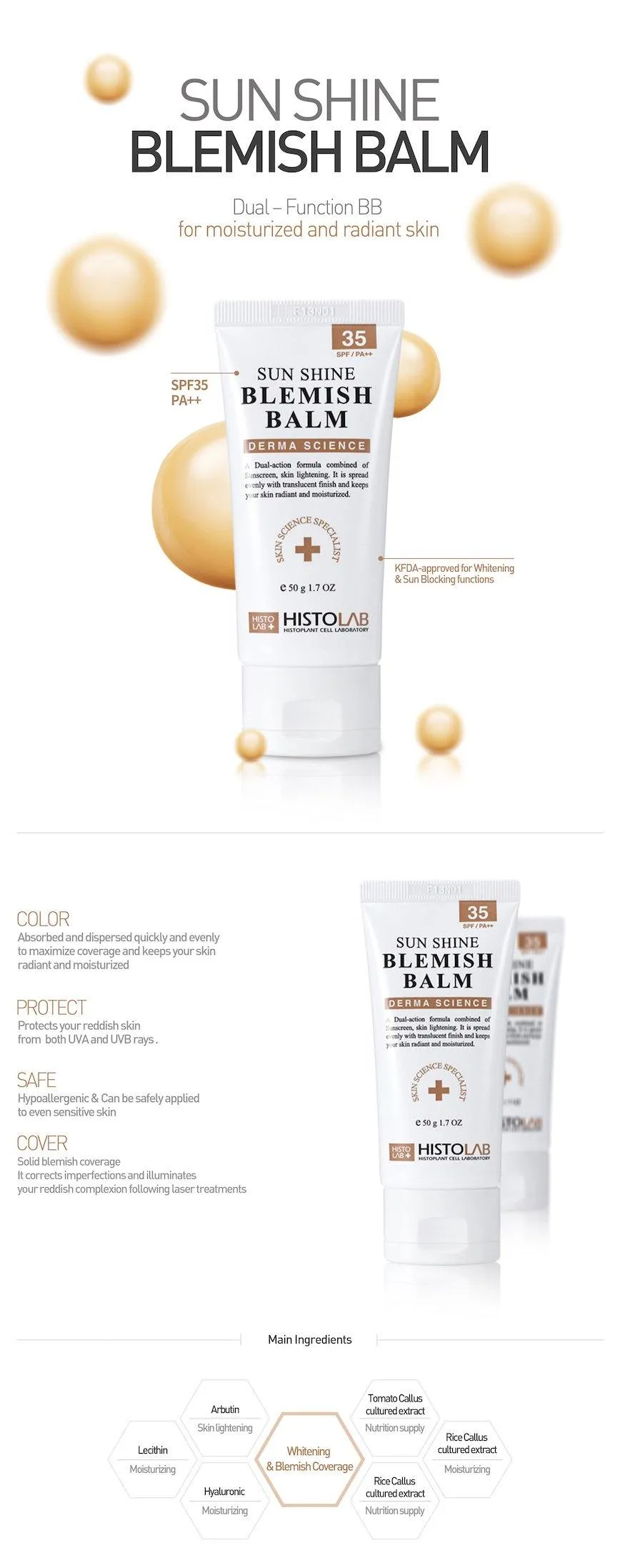 Sun Shine Blemish Balm (Light Beige)