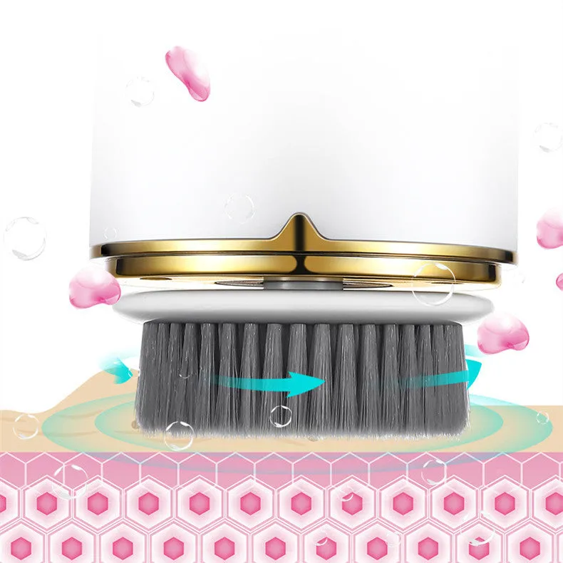 Washing Brush Electric Cleansing Instrument Interchangeable Head Makeup Brush